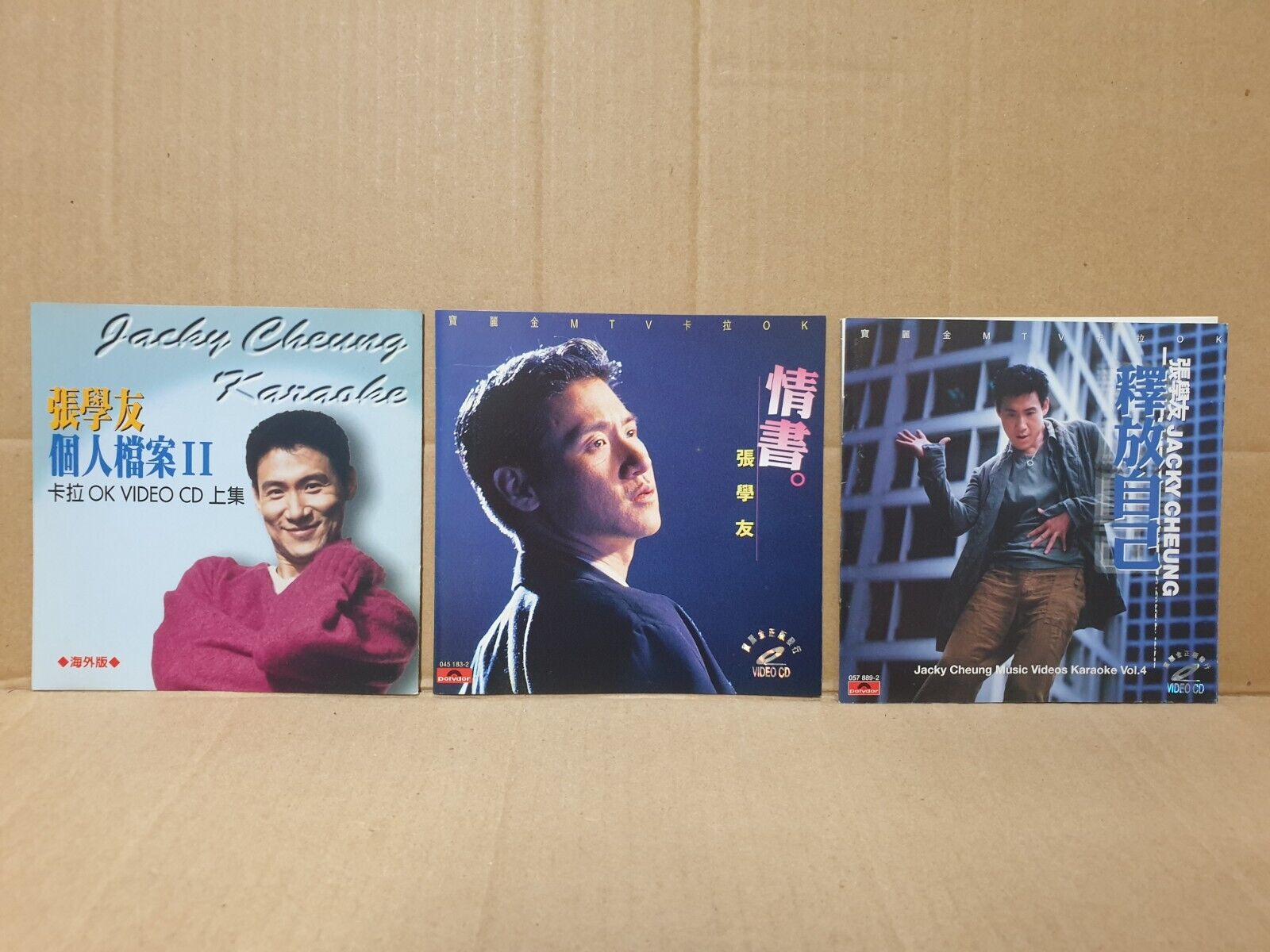 HK Jacky Cheung 张学友 張學友 Chinese 9x VCD + (2x VCD) Set Lot Of 10 (FCS10347) L