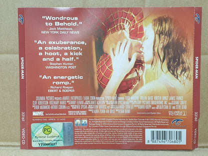 Movie Spider-man Tobey Maguire 2002 Singapore English Video CD 2x VCD (FCS10412)