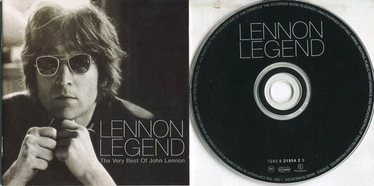John Lennon Legend 1997 The Beatles Mega Rare EMI Malaysia CD FCS2496