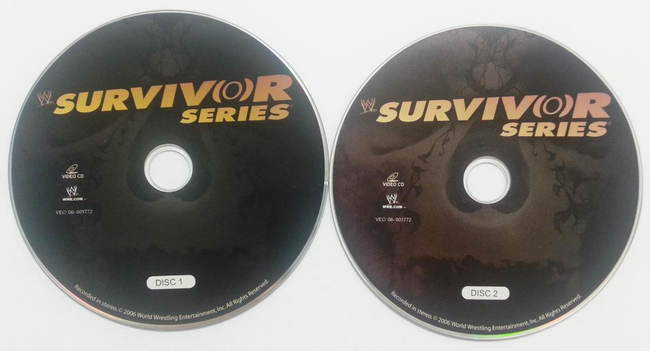 WWE Wrestling Survivor Series 2006 Singapore Only 3+1 Bonus VCD Video CD FCS5871