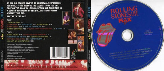 Mega Rare Rolling Stones Live Max 1998 Hong Kong Video CD 2x VCD FCS4540