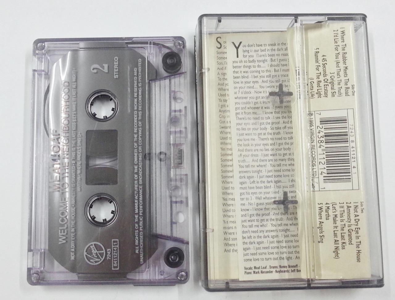Mega Rare Meat Loaf Welcome To The Neighbourhood Singapore Only Cassette CS1165