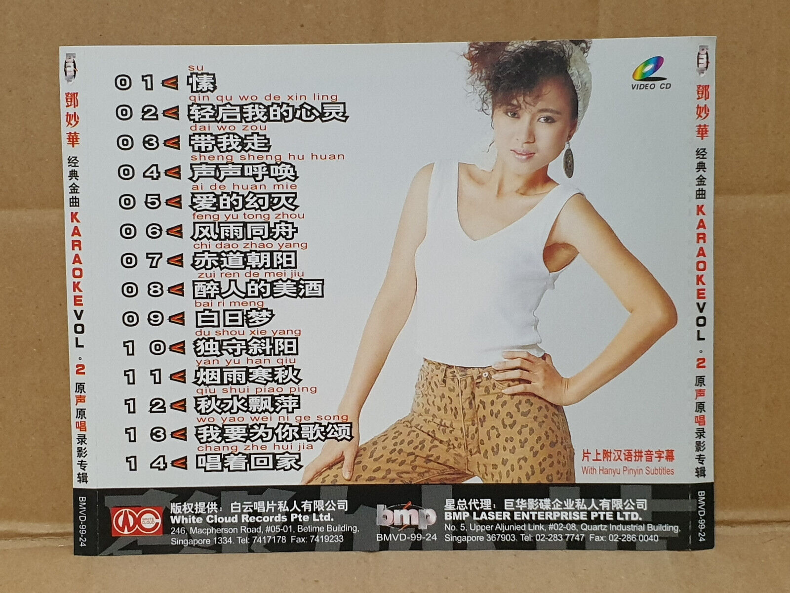 Singapore Maggie Theng 邓妙华 带我走 声声呼唤 Chinese Karaoke Video VCD (FCS10564)