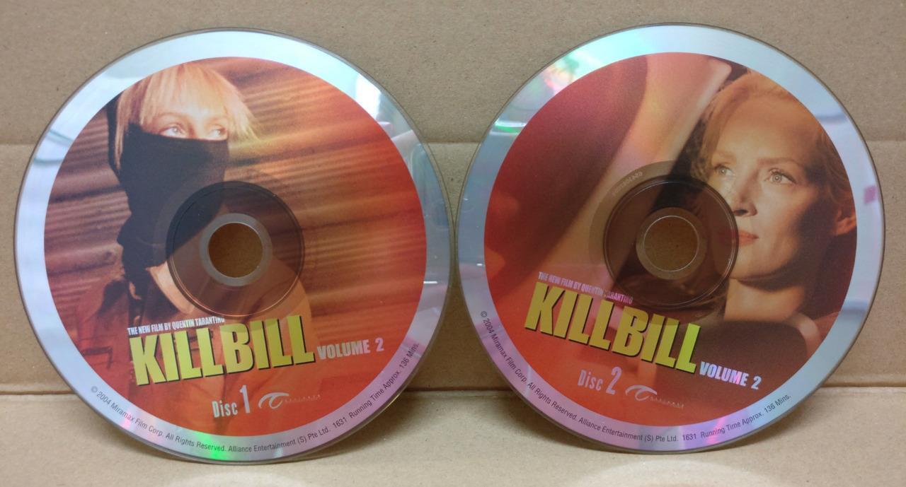 Movie Kill Bill Vol.2 Uma Thurman David Carradine Singapore 2x VCD FCS8305