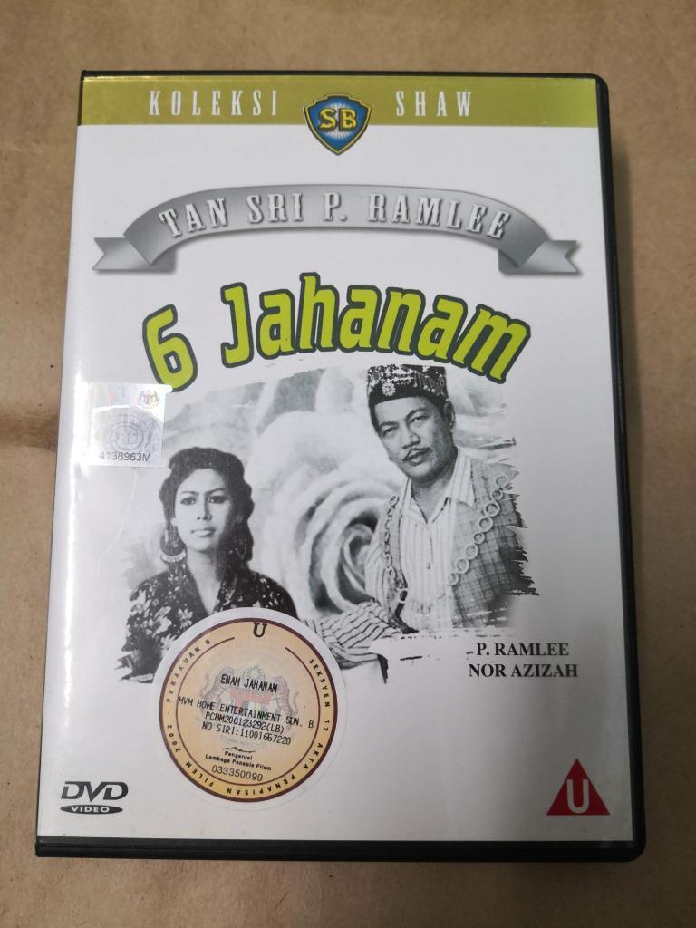 Shaw Brothers Singapore Malay Movie 6 Jahanam P. Ramlee DVD FCB2102