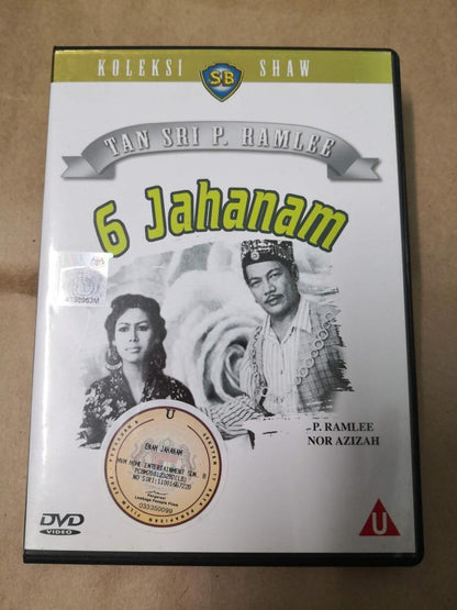 Shaw Brothers Singapore Malay Movie 6 Jahanam P. Ramlee DVD FCB2102