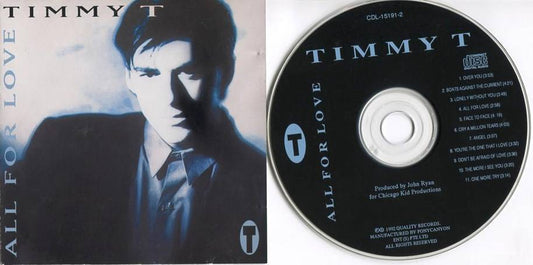 Timmy T All For Love One More Try 1992 Mega Rare Ponycanyon Singapore CD FCS4461