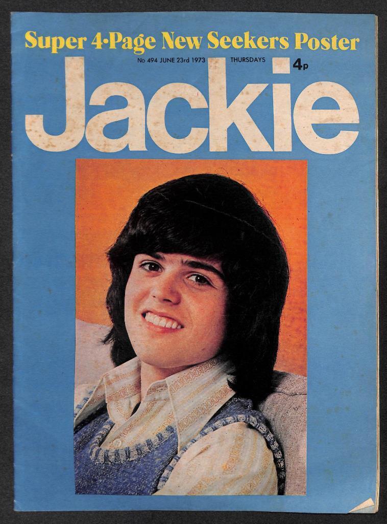 Vintage Jackie Magazine 1973 New Seeker David Bowie Marc Bolan Jackson 5 (MZ076)