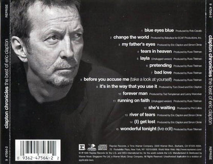 Eric Clapton Chronicles 1999 Warner Music Mega Rare Singapore CD FCS2463