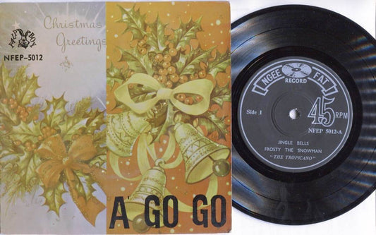 Singapore Chinese The Tropicano Band Merry Christmas A Go Go Music EP 7" CEP2709