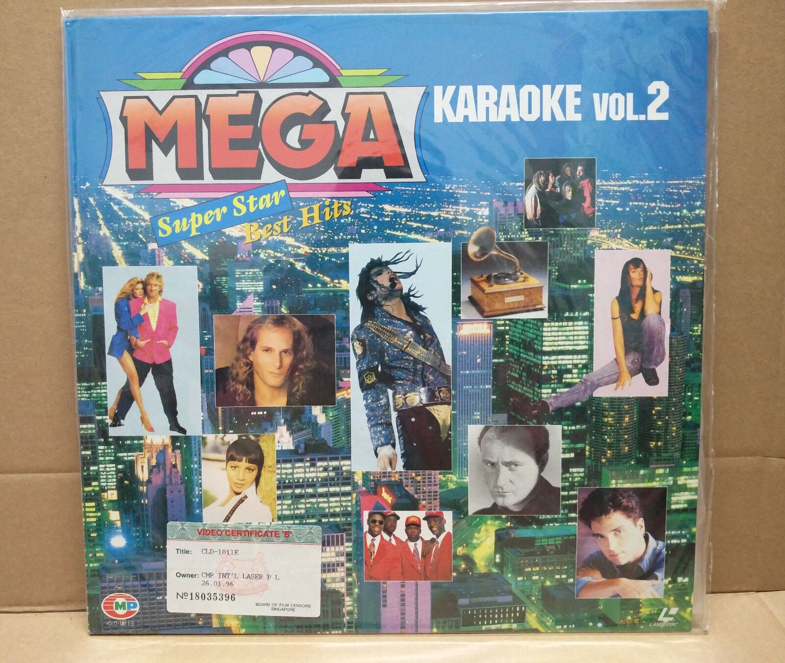 Prince Madonna Michael Jackson On Cover Karaoke Singapore 6x Laserdisc Ld Japan