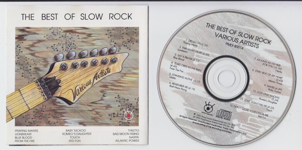 Best Of Slow Rock 1995 Praying Mantis Lionsheart Mega Rare Malaysia CD FCS2015