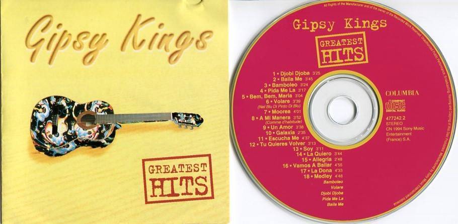 Gipsy Kings Greatest Hits 1994 Mega Rare Sony Music Asia CD FCS4503