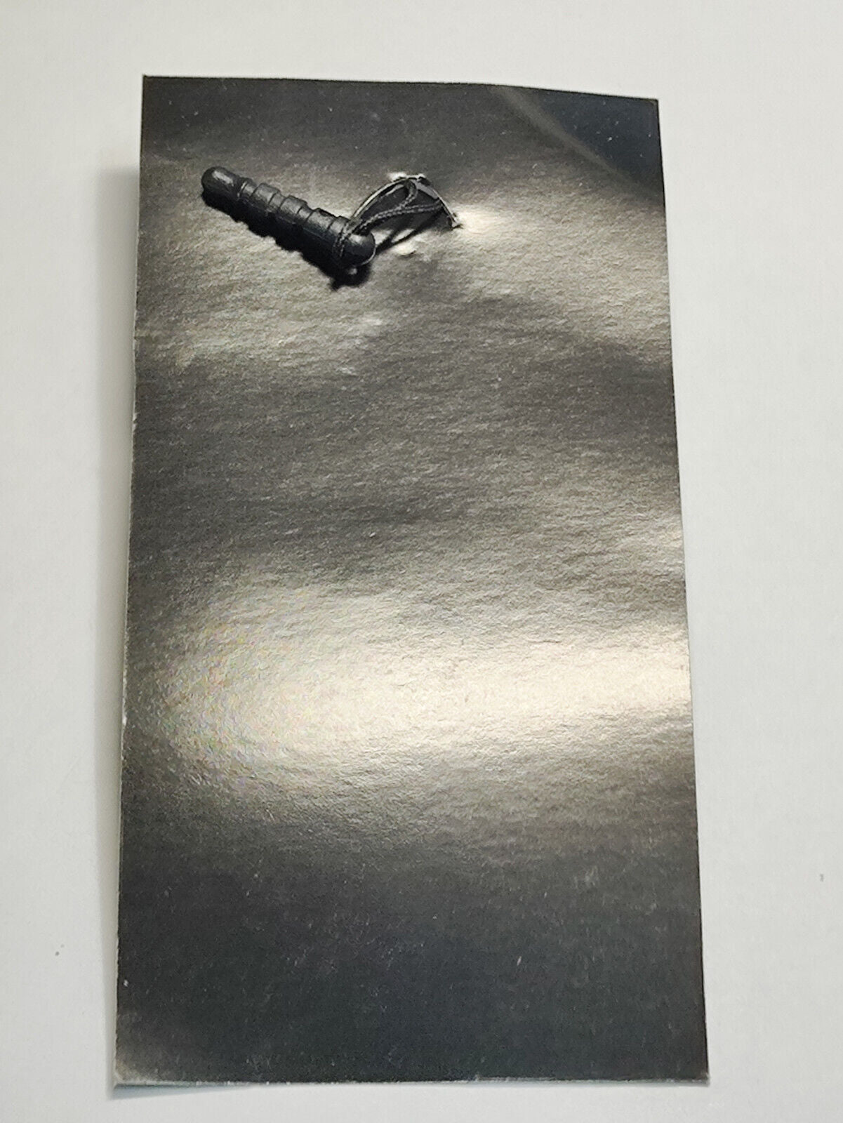 AMM68 STUNNING VINTAGE HANDPHONE CHARM DHL LOGO YELLOW AIRPLANE RUBBER (JF057)