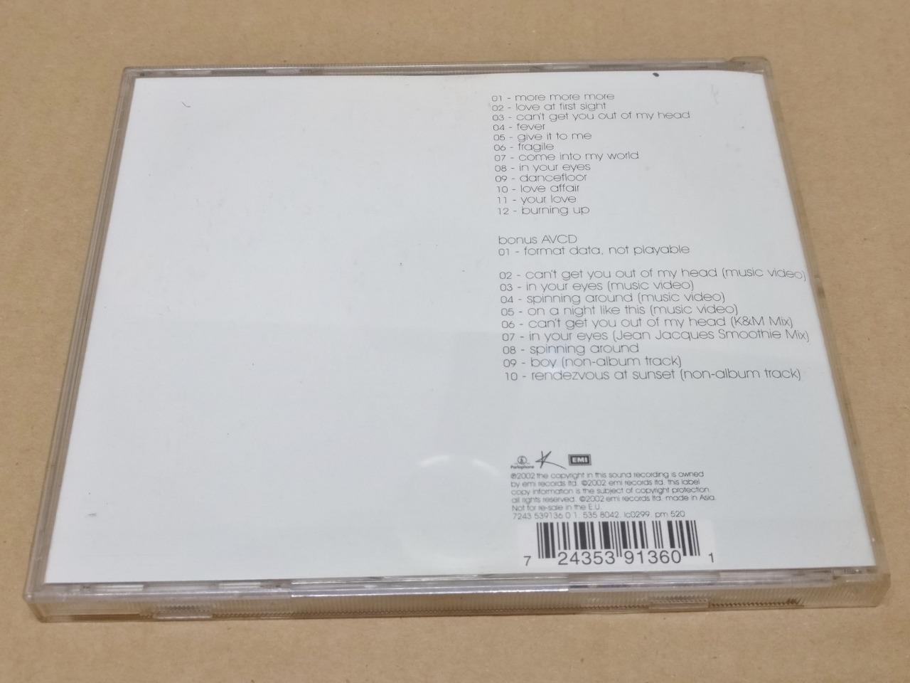 Kylie Minogue Fever 2002 Rare Asia Malaysia CD + AVCD FCB1743