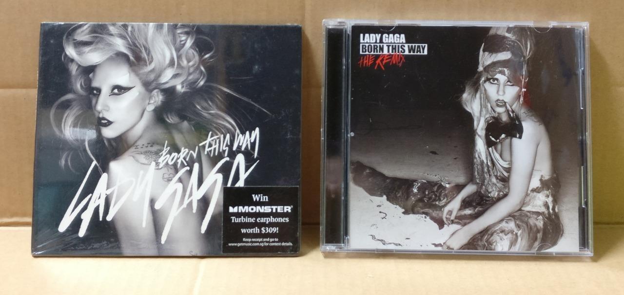 New & Unsealed Lady Gaga Born This Way The Remix 2011 Singapore 2x CD FCB2020