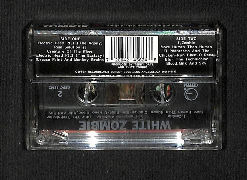 White Zombie Astro-Creep:2000 1995 BMG Singapore Cassette CS1413