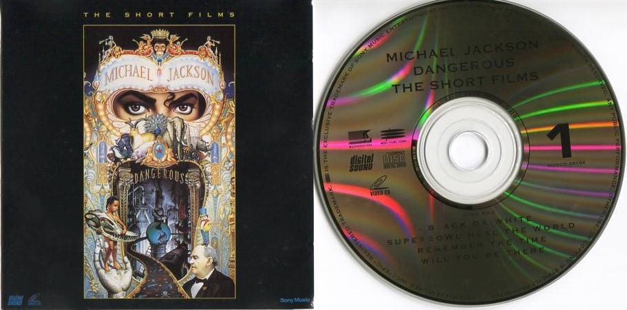 Michael Jackson Dangerous - The Short Films Sony Music Asia Gold 2x VCD FCS4532