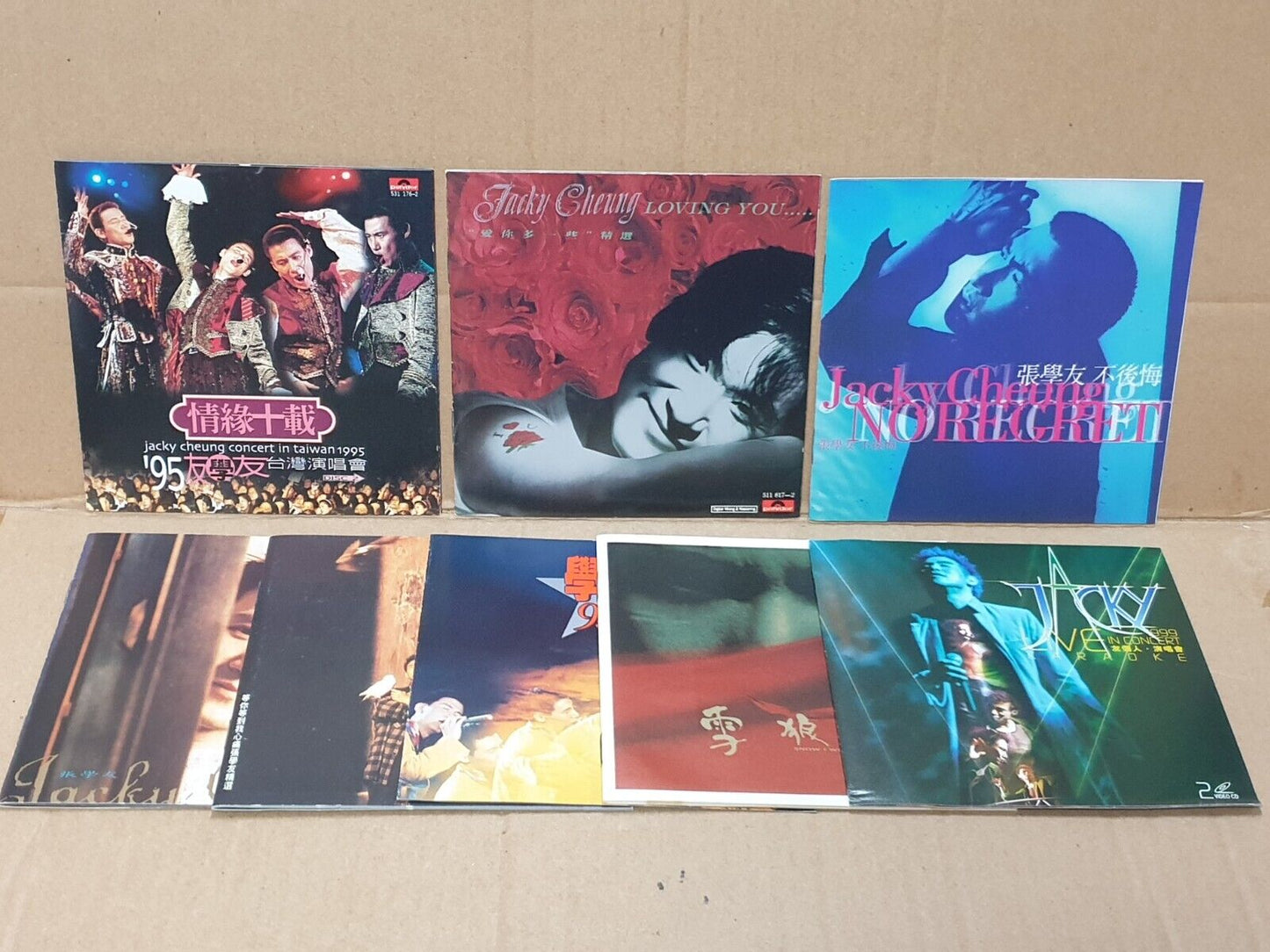 Jacky Cheung 张学友 張學友 Chinese 5x CD+ 2x (2xcd)+ (2xVCD) Set Lot Of 8 (FCS10340) I