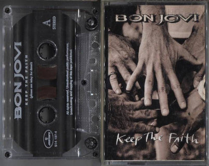 Bon Jovi Keep The Faith 1992 Polygram Mega Rare Singapore Cassette 卡帶 磁帶 CS759