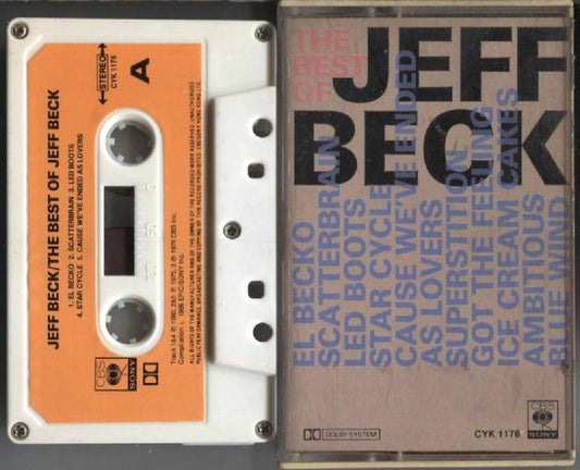 The Best Of Jeff Beck 1986 English Rock Mega Rare Sony Hong Kong Cassette CS833