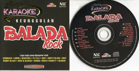 Malaysia Malay Balada Rock Karaoke Amuk Rusty Blade 2001 Singapore VCD FCS1465