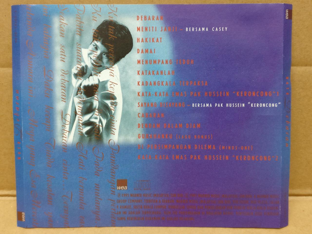 Malay Diva Nora Debaran 1995 Rare Malaysia CD FCS8995