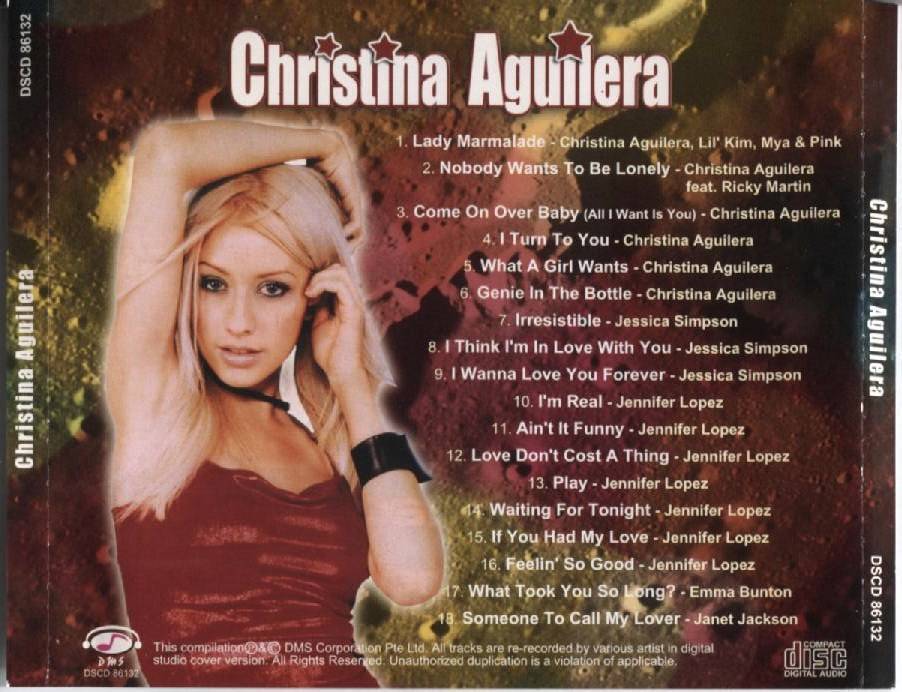 Mega Rare Christina Aguilera On Cover Compilation Singapore CD FCS3696