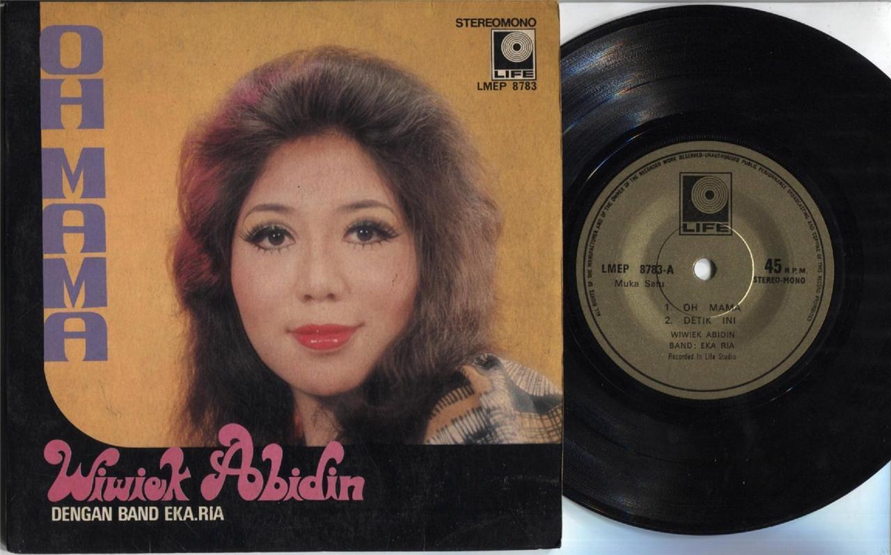 Malaysia Diva Wiwiek Abidin & Rare Malay Band Eka Ria Life 7" EP MEP418