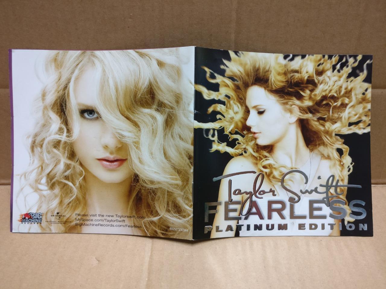 Taylor Swift Fearless Platinum Edition 2009 Rare Singapore CD + DVD FCS9918