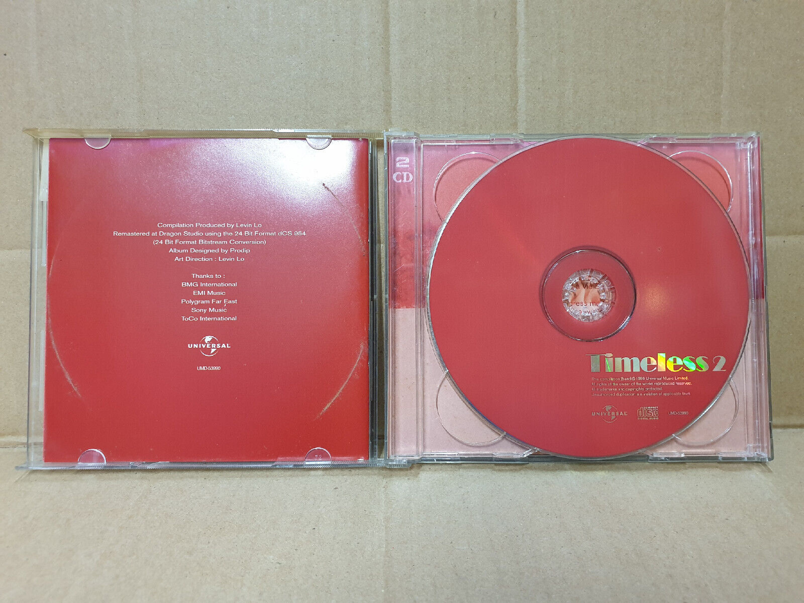 Timeless 2 La Vie En Rose Lost In Love English Singapore CD + Promo CD (FCB2537)