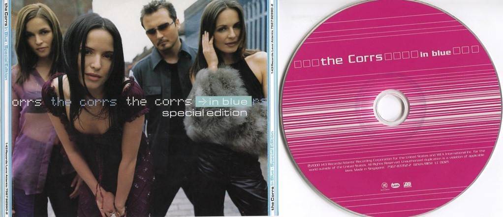 The Corrs In Blue Special Edition 2000 Warner Mega Rare Singapore 2x CD FCS4535