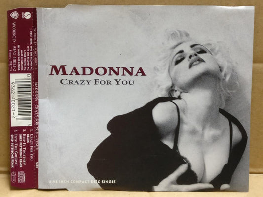 Sexy Madonna Crazy For You Single 1991 Germany CD PICTURE PIC DISC FCS9656