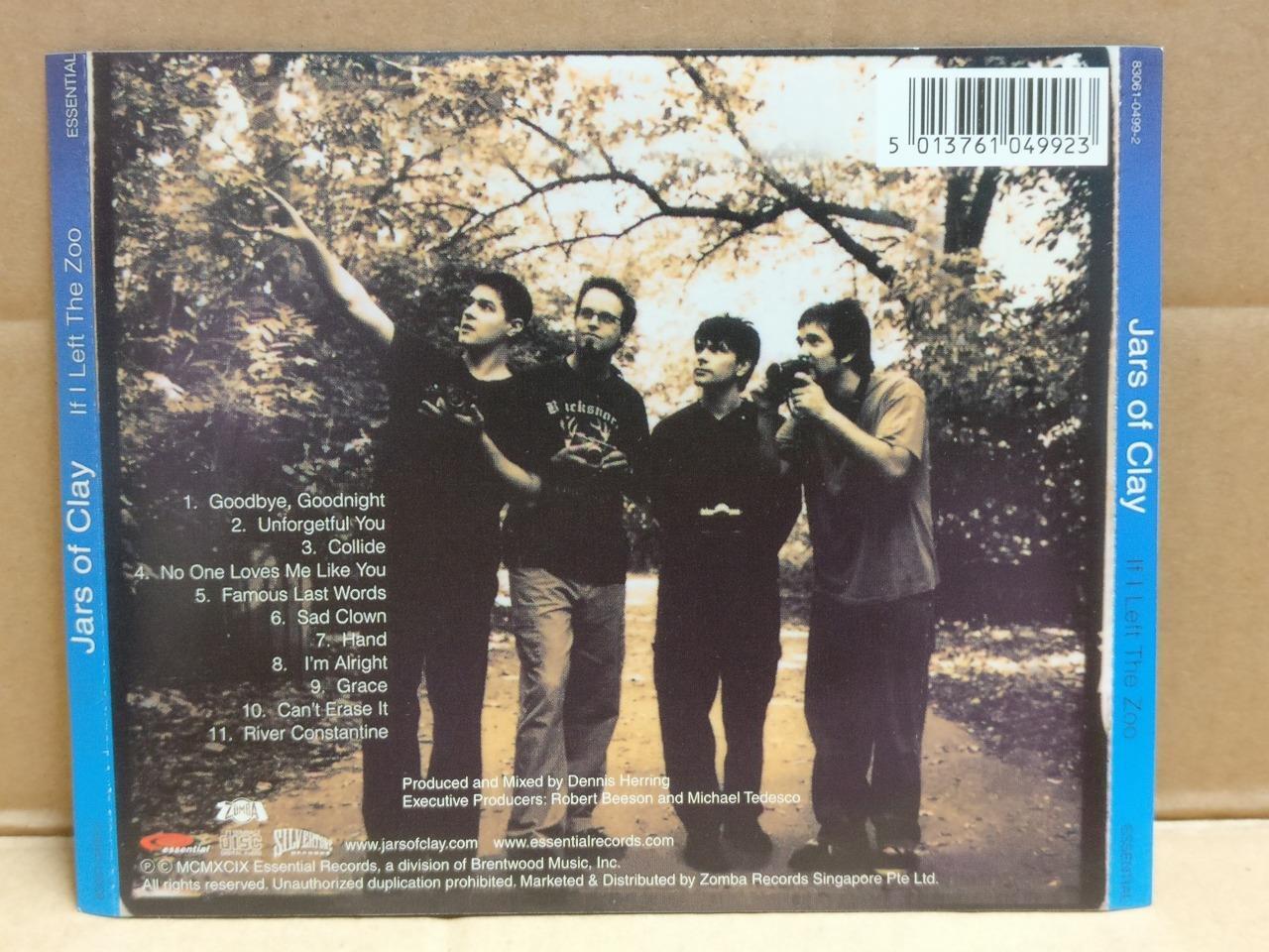 Jars Of Clay If I Left The Zoo Rare Singapore English CD FCS9850