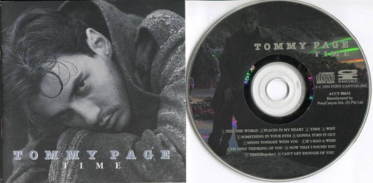 Tommy Page Time Mega Rare Ponycanyon Singapore CD FCS4476