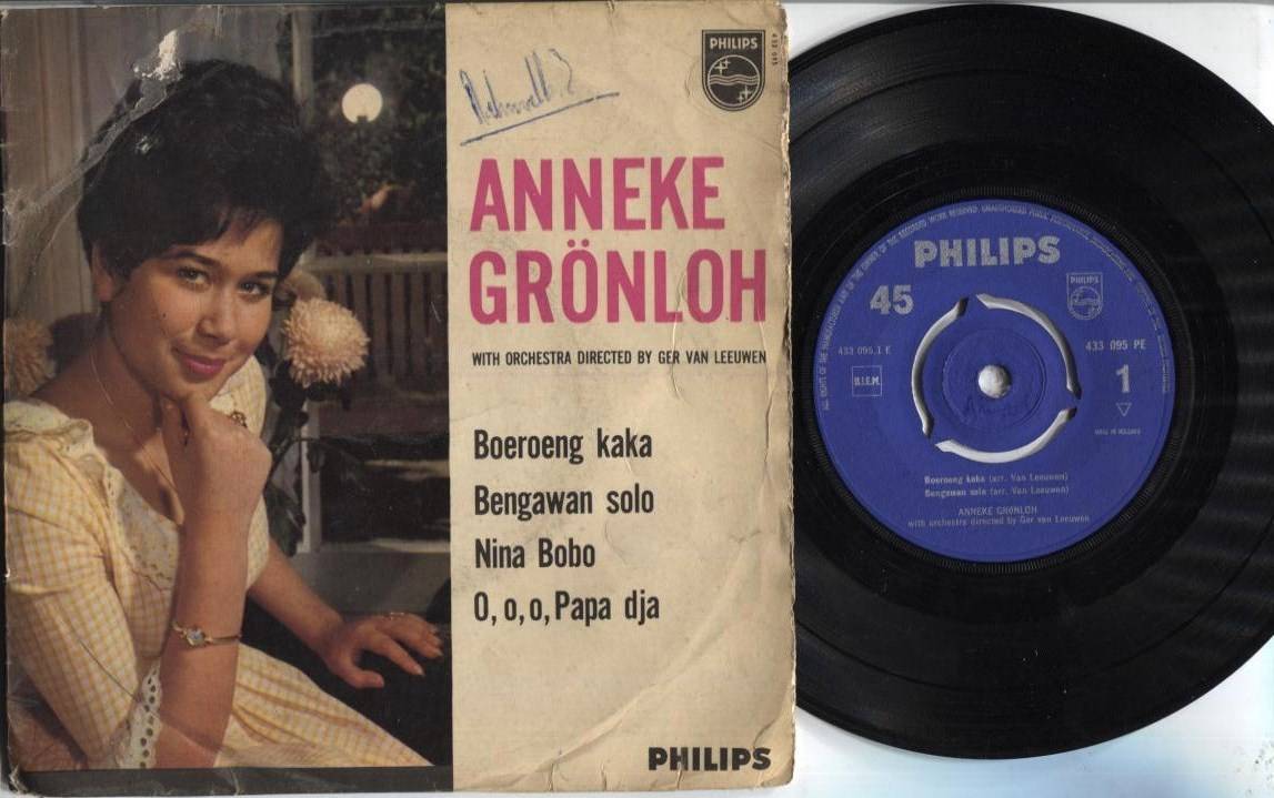 Rare 60s Dutch Indonesian Anneke Gronloh Ger Van Leeuwen Band Holland 7" CEP2184