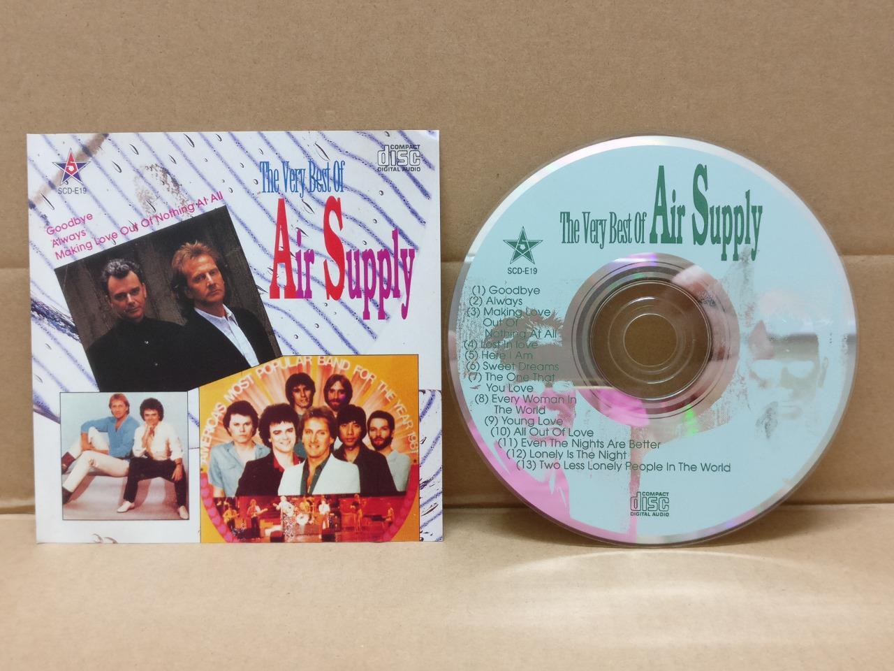 Air Supply On Cover Only Mega Rare Singapore CD FCS8868