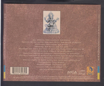 Rare Sur Sudha Festivals Of Nepal Instrumental Buddhist Music 1996 CD FCS7157