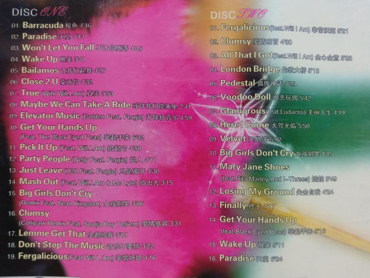 New Sealed Fergie This Is My Paradise DSD For Car China 2x CD FCB2238 F