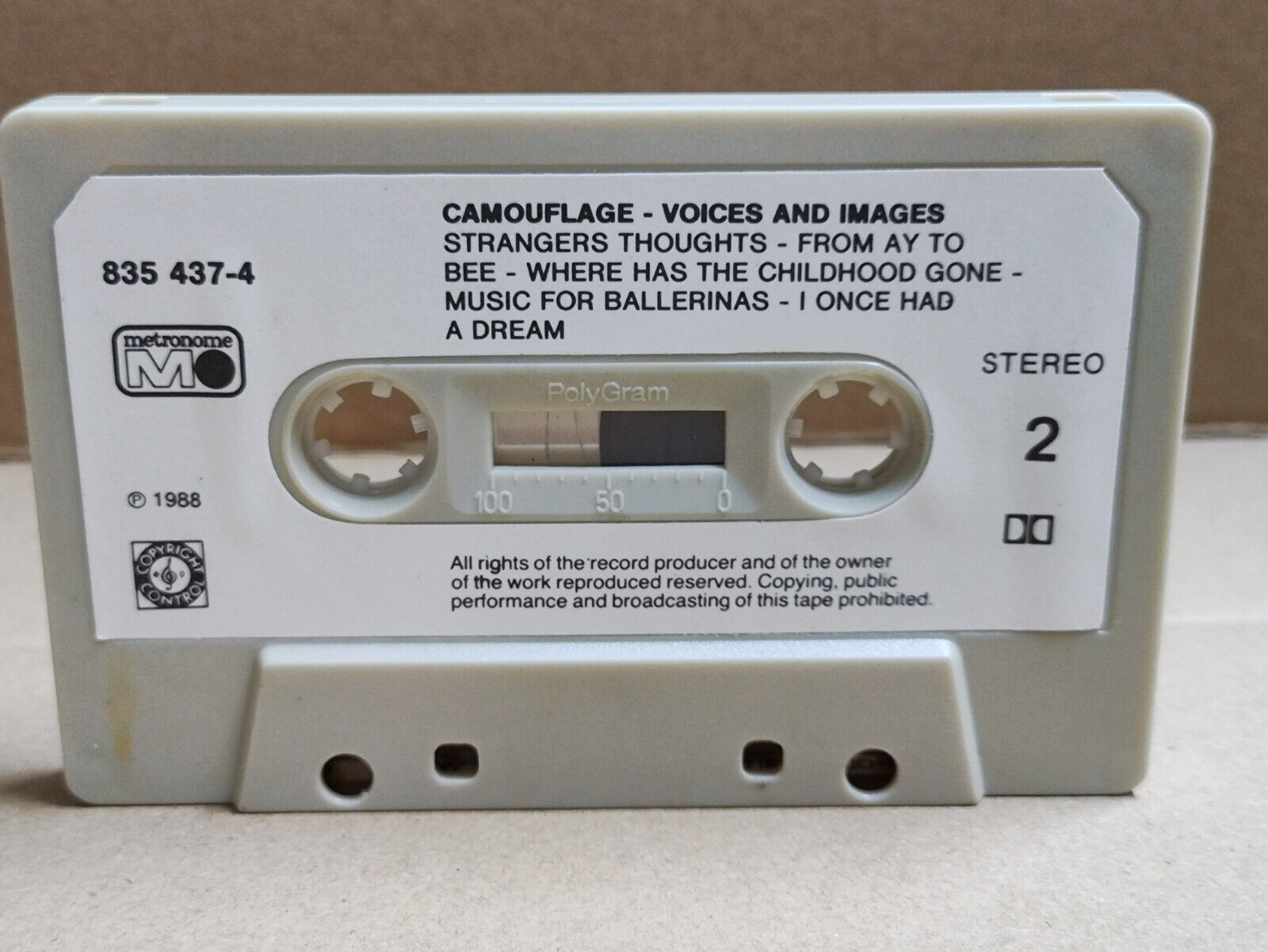 AMM68 CAMOUFLAGE VOICES AND IMAGES HELPLESS 1988 ENGLISH CASSETTE (CS2279)