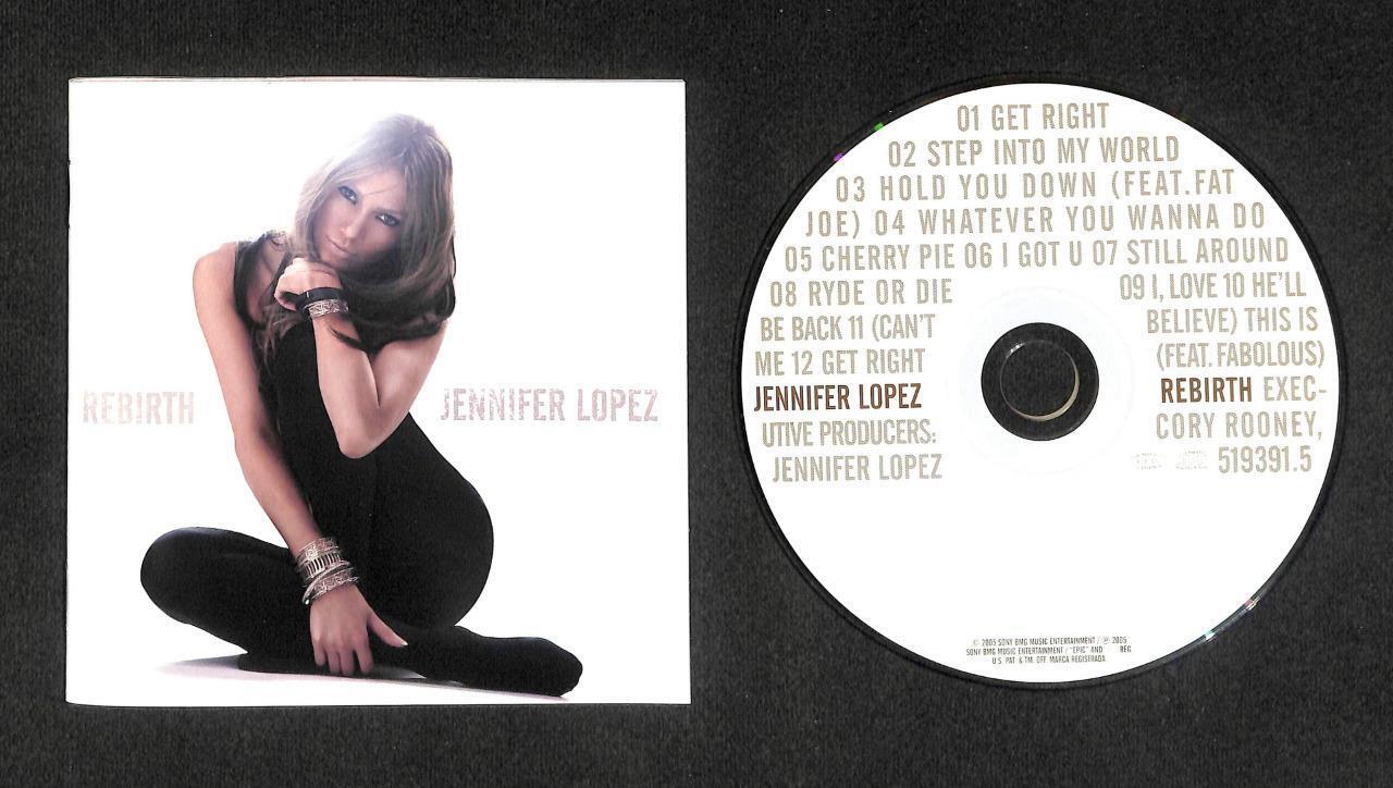 Mega Rare Jennifer Lopez Rebirth 2005 Singapore CD FCS7928