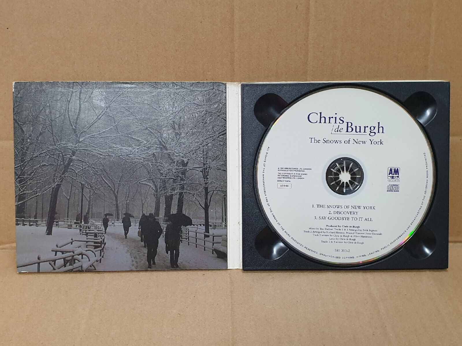 Chris de Burgh The Snows of New York English London CD (FCB2516)