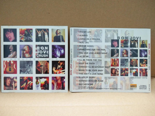 Mega Rare Bon Jovi On Cover Only Singapore CD FCS7666