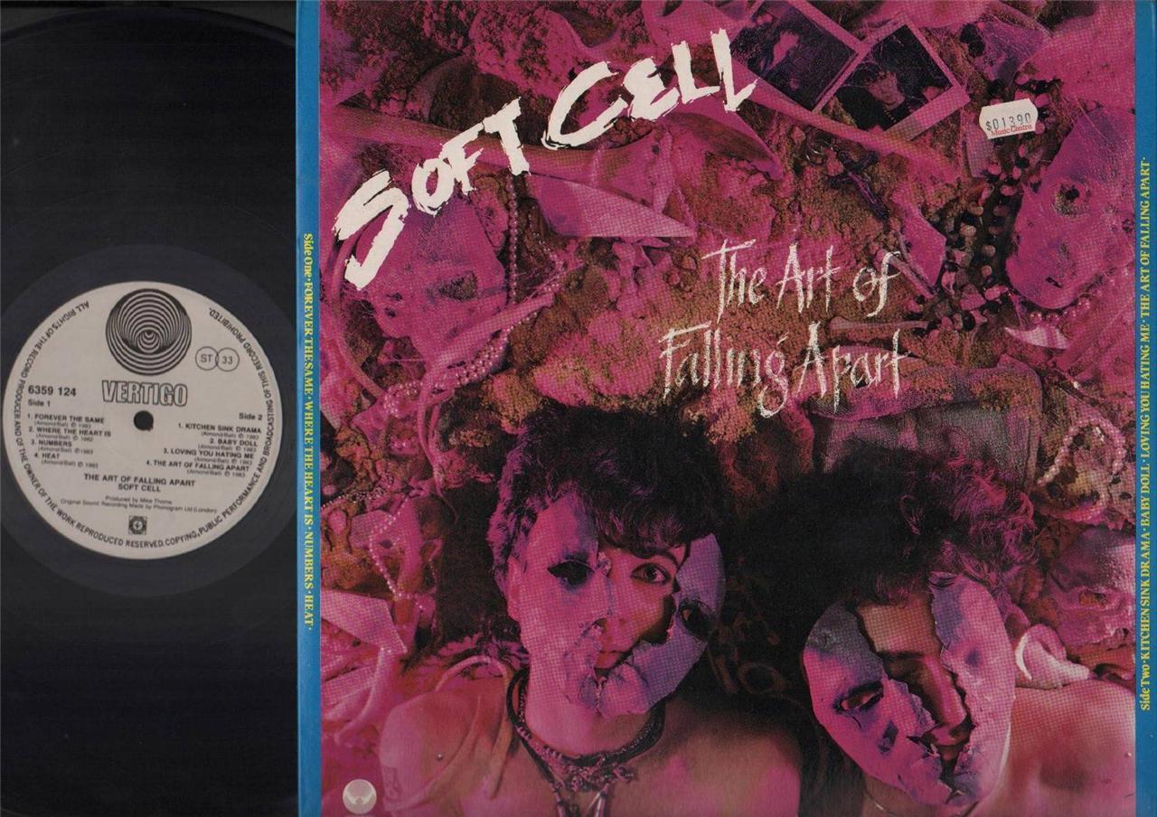 Mega Rare Soft Cell The Art of Falling Apart Vertigo Label Singapore LP ELP2130