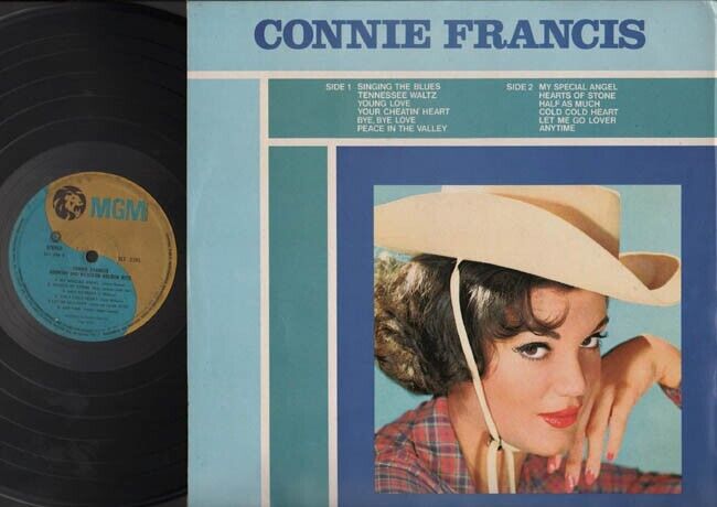 Connie Francis Country & Western Golden Hits Selecta MGM LP 12" ELP1196