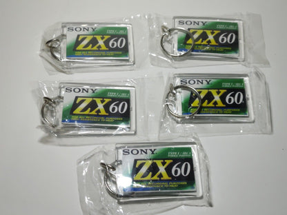 Sony Acrylic Cassette Keychain Lot  (ZZ066)