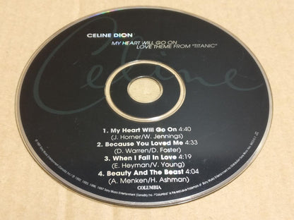 Mega Rare Celine Dion My Heart Will Go On Movie OST 1997 Asia CD FCS9862