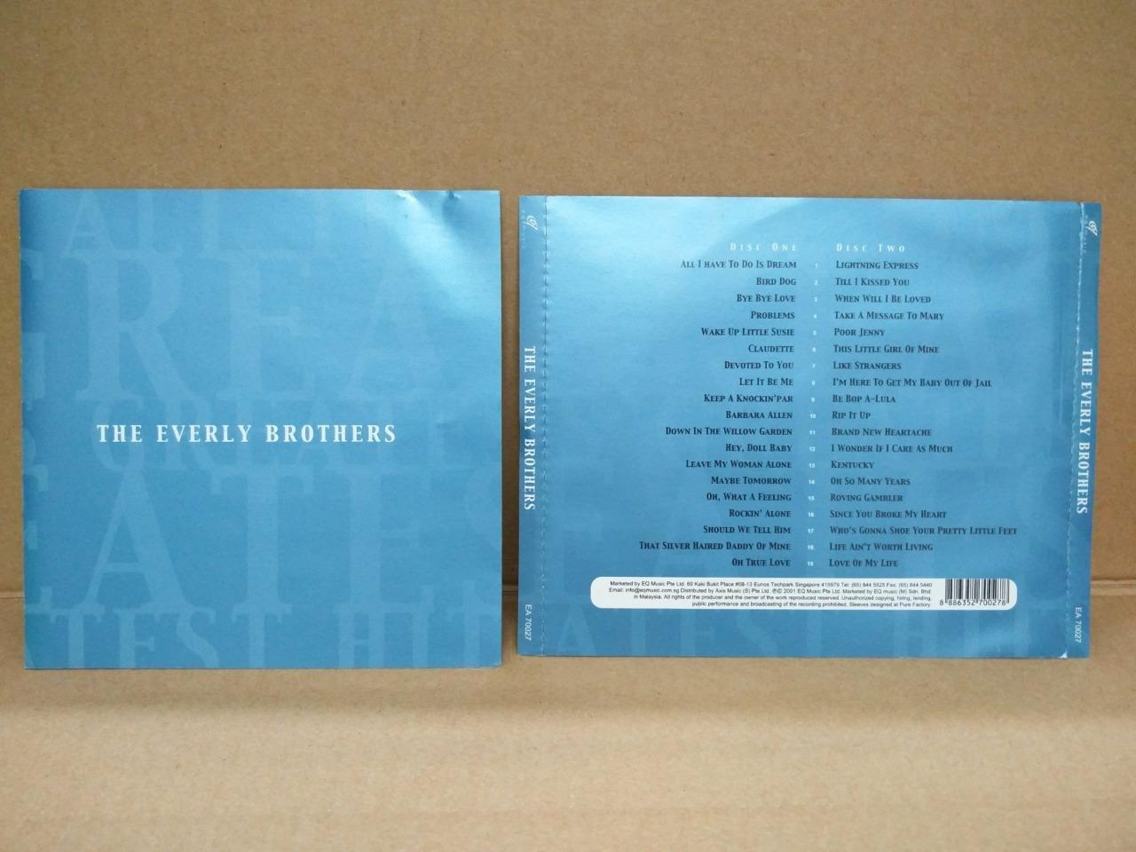 The Everly Brothers 2001 Mega Rare Singapore 24bit 2x CD FCS8736