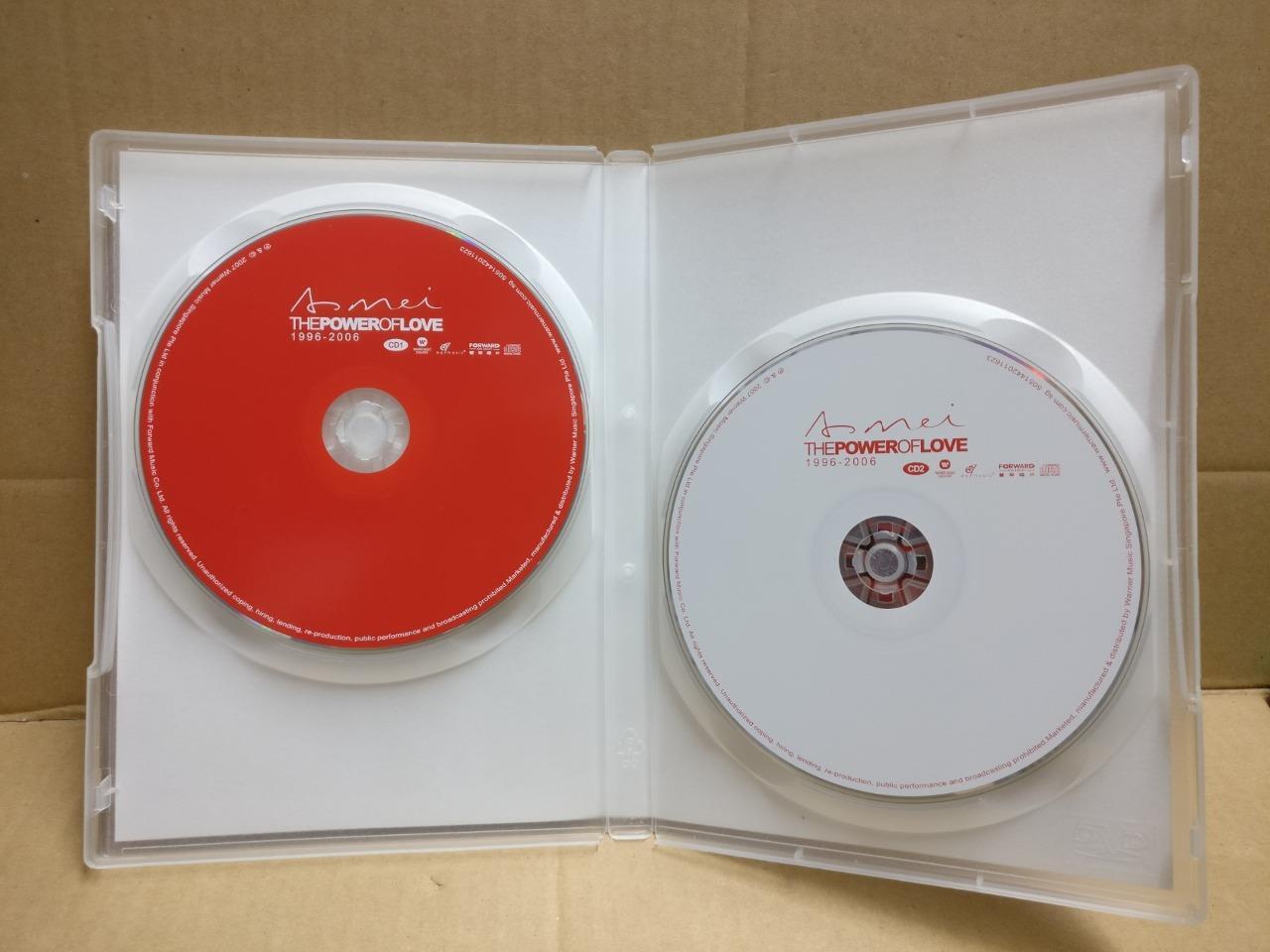 Taiwan A-Mei 張惠妹 张惠妹 1996-2006 爱的力量 2007 Rare Singapore Chinese 2x CD FCB2122
