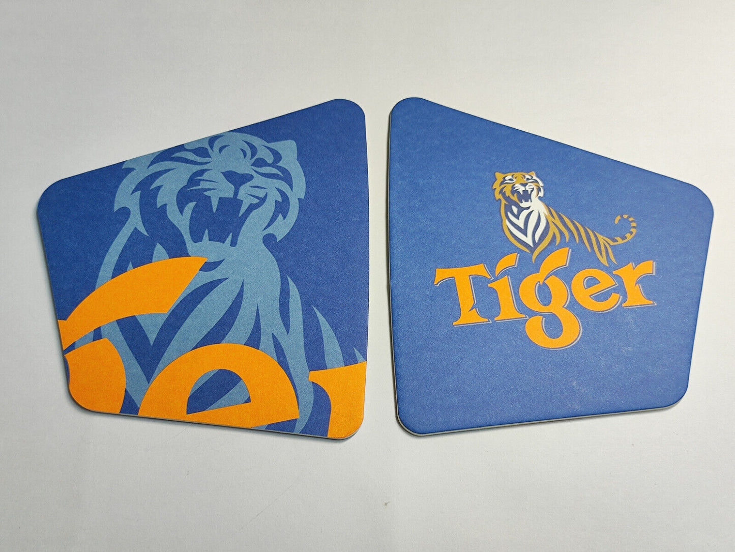 AMM68 SINGAPORE TIGER BEER COASTER 2 PIECES PER SET (JF080)